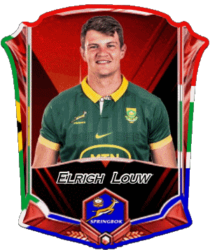 Elrigh Louw Equipo 2025 Africa del Sur Rugby - Jugadores Deportes 