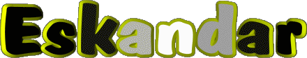 Eskandar E MANN - Maghreb Muslim Vorname 