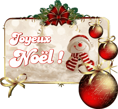 Serie 10 Joyeux Noël Francese Messagi 