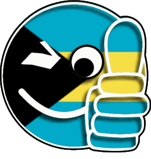 Smiley - OK Bahamas America Flags 