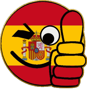 Smiley - OK Spain Europe Flags 