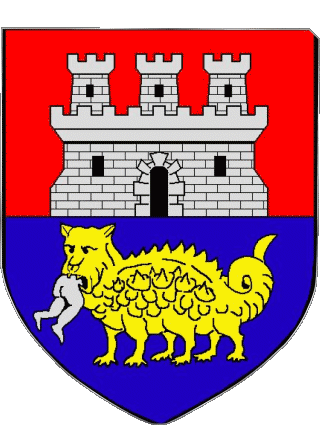 Wappen-Wappen TARASCON 13 Abteilungen - Städte Frankreich Fahnen 