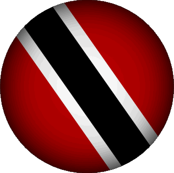 Runde Trinité et Tobago Amerika Fahnen 