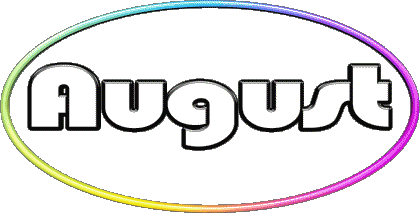 August A MASCULINO - UK - USA - IRL - AUS - NZ Nombre 