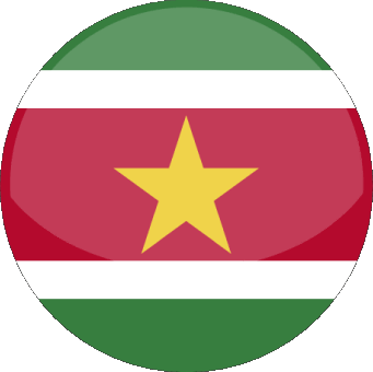 Rond Suriname Amériques Drapeaux 