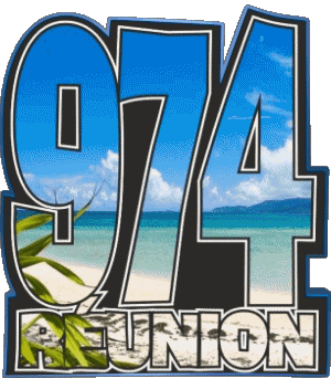 974 La Réunion D.O.M - T.O.M France Flags 