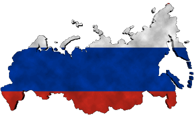 Map Russia Europe Flags 