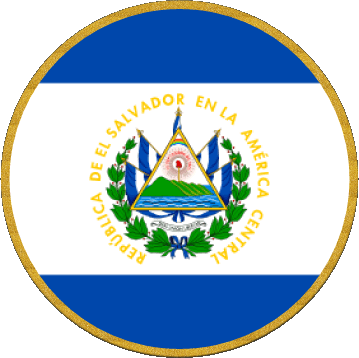 Tondo Salvador America Bandiere 