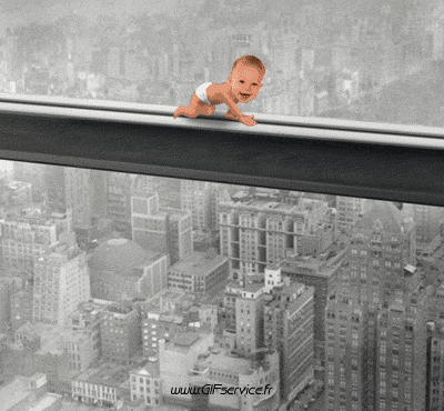 Serie 01 Divertidos Bebé GENTE Humor - Fun 