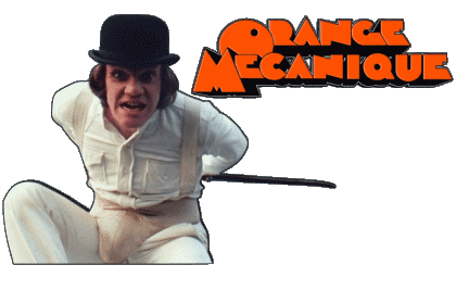 Logotipo Francés La Naranja Mecanica Películas Internacional Multimedia 