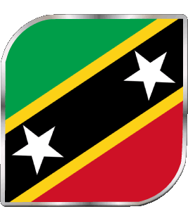 Platz St. Kitts und Nevis Amerika Fahnen 