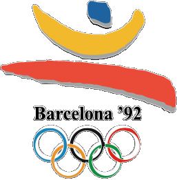 1992-1992 Geschichte Logo Olympische Spiele Sport 