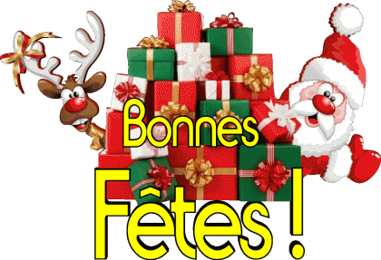Serie 13 Bonnes Fêtes (Noël) French Messages 