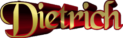 Dietrich D MASCULINO - Alemania Nombre 