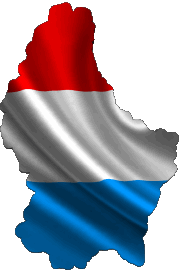Carta Geografica Lussemburgo Europa Bandiere 