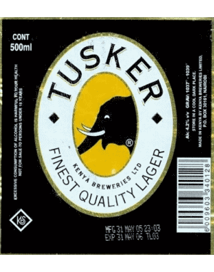 Tusker Kenya Beers Drinks 