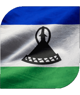 Platz Lesotho Afrika Fahnen 
