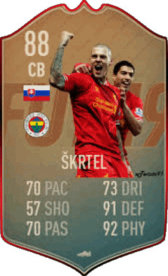 Martin Skrtel Eslovaquia F I F A - Jugadores  cartas Vídeo Juegos Multimedia 