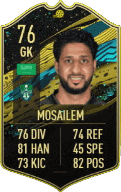 Yasser Al Mosailem Arabie Saoudite F I F A - Joueurs Cartes Jeux Vidéo Multi Média 