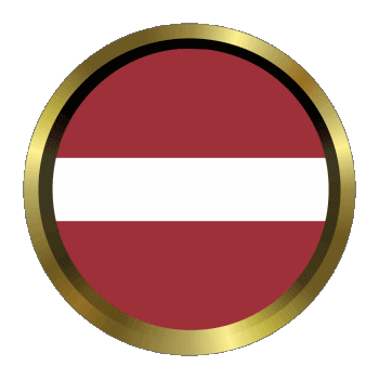 Round - Rings Latvia Europe Flags 
