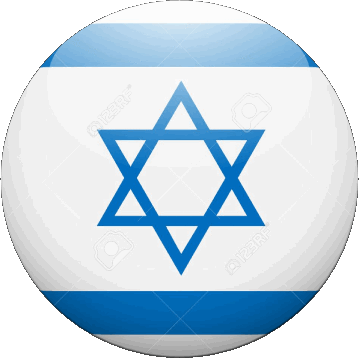 Runde Israel Asien Fahnen 