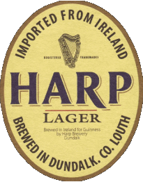 Harp Irlande Bières Boissons 