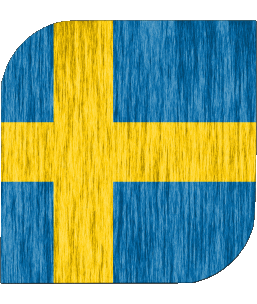 Square Sweden Europe Flags 