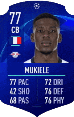 Nordi Mukiele France F I F A - Card Players Video Games Multi Media 