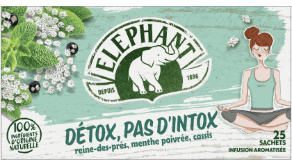 Détox pas d&#039;intox-Détox pas d&#039;intox Eléphant Tè - Infusi Bevande 
