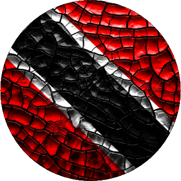 Round Trinité et Tobago America Flags 