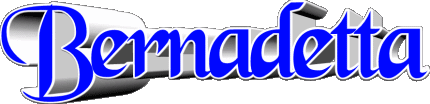 Bernadetta B FEMININ - Italie Prénoms 
