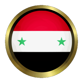 Round - Rings Syria Asia Flags 