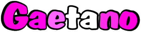 Gaetano G MASCULIN - Italie Prénoms 