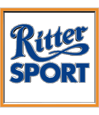Logo-Logo Ritter Sport Chocolates Comida 