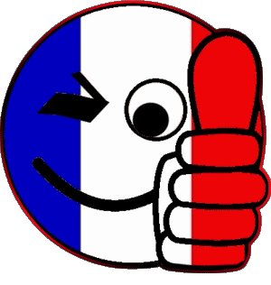 Smiley - OK National France Drapeaux 