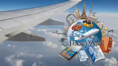 001 Fond Animé Buen Viaje Espagnol Messages 