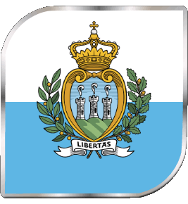 Carré Saint Marin Europe Drapeaux 