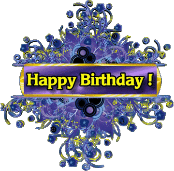 31 Sfondo trasparente Floral Happy Birthday Inglese Messagi 