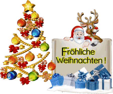 Serie 20 Fröhliche  Weihnachten Alemán Mensajes 