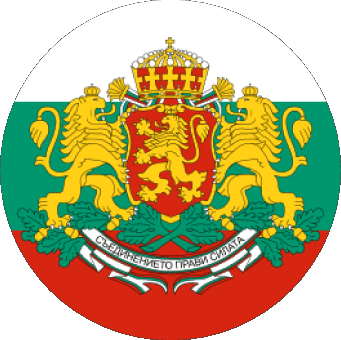 Tondo Bulgaria Europa Bandiere 