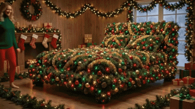 “ In bed ! ” (Christmas) A.I Mix Humor -  Fun 