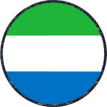 Ronda Sierra Leone África Banderas 