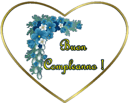 002 Transparent Background Floreale Buon Compleanno Italian Messages 