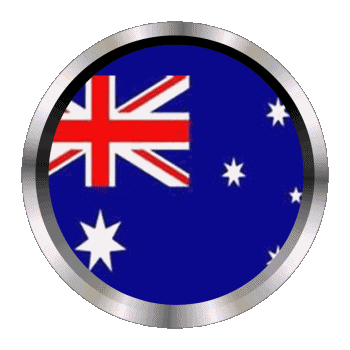 Rotondo - Anelli Nazionale Australia Oceania Bandiere 