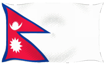 Sventola Nepal Asia Bandiere 