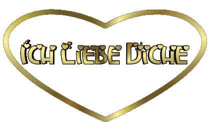 Heart Ich Liebe Dich German Messages 