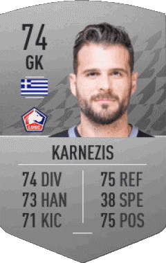Orestis Karnezis Greece F I F A - Card Players Video Games Multi Media 