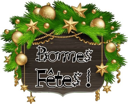 Serie 17 Bonnes Fêtes (Noël) Français Messages 
