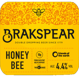 Honey Bee-Honey Bee Brakspear Royaume Uni Bières Boissons 