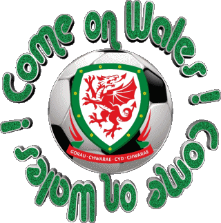 Soccer Come on Wales Inglés Mensajes 